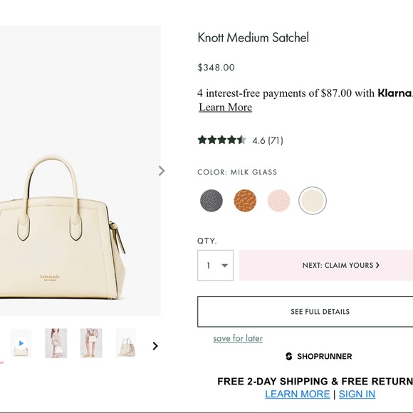 Kate Spade Knott medium - Picture 9 of 9